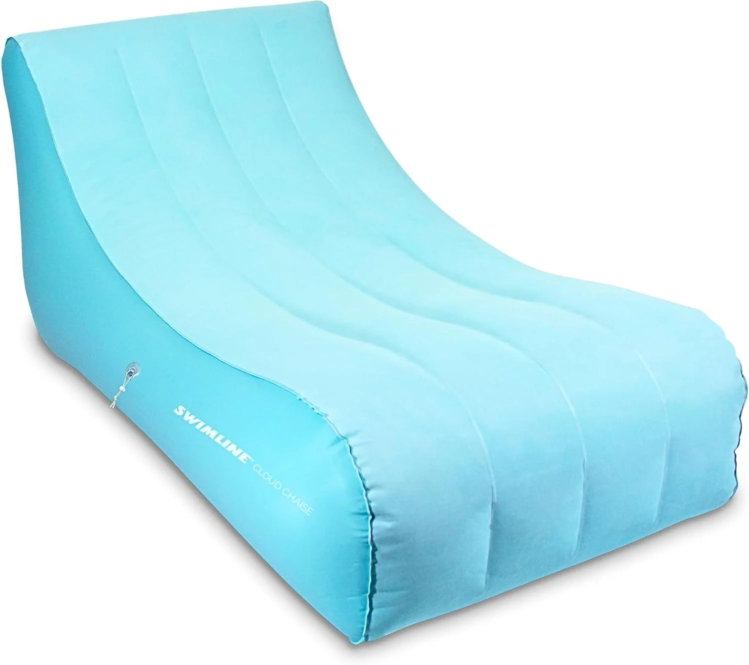Special SWIMLINE Solstice Fabric Covered Pool Float Mattress Red Lounger Raft for Adults & Kids I Comfortable Head Back Rest - Image 3