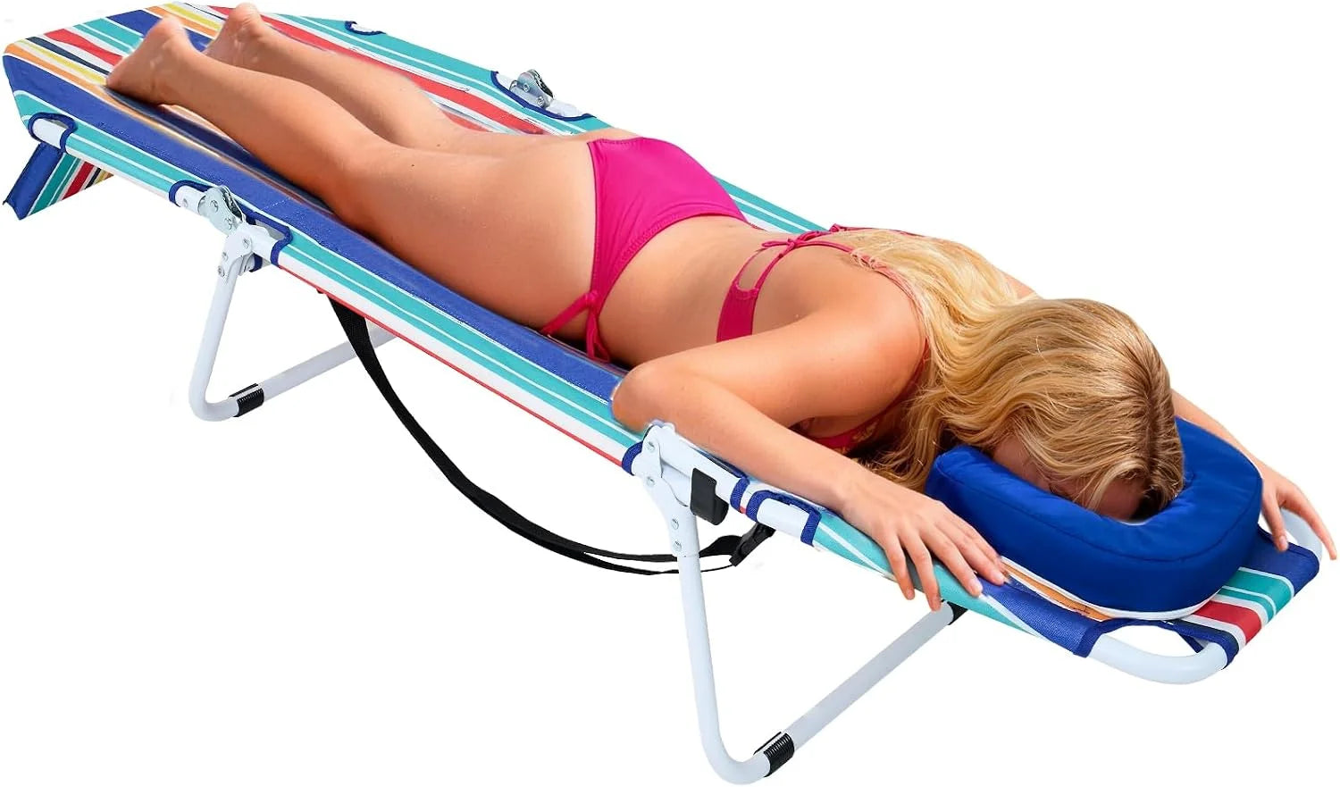 Special DoCred Heavy Duty Chaise Lounge Chair, Adjustable 5-Position Folding Chaise Lounge Chairs for Outside - Image 6