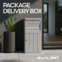 Special 33.5-Gallon Capacity Package Delivery Box, Parcel Drop Box with Lock