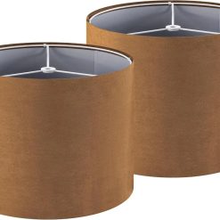 Alternative view of Special GO&SO 13 Drum Boho Lamp Shades Set of 2 Medium, 0.41 Spider Farmhouse Lamp Shade for Small Floor Lamp