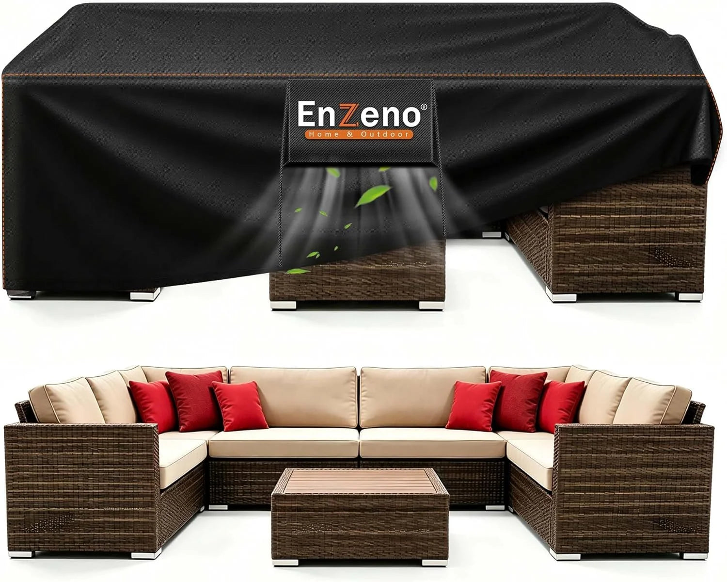 Special Patio Furniture Cover Outdoor Waterproof 110 L x 82 W x 28 H