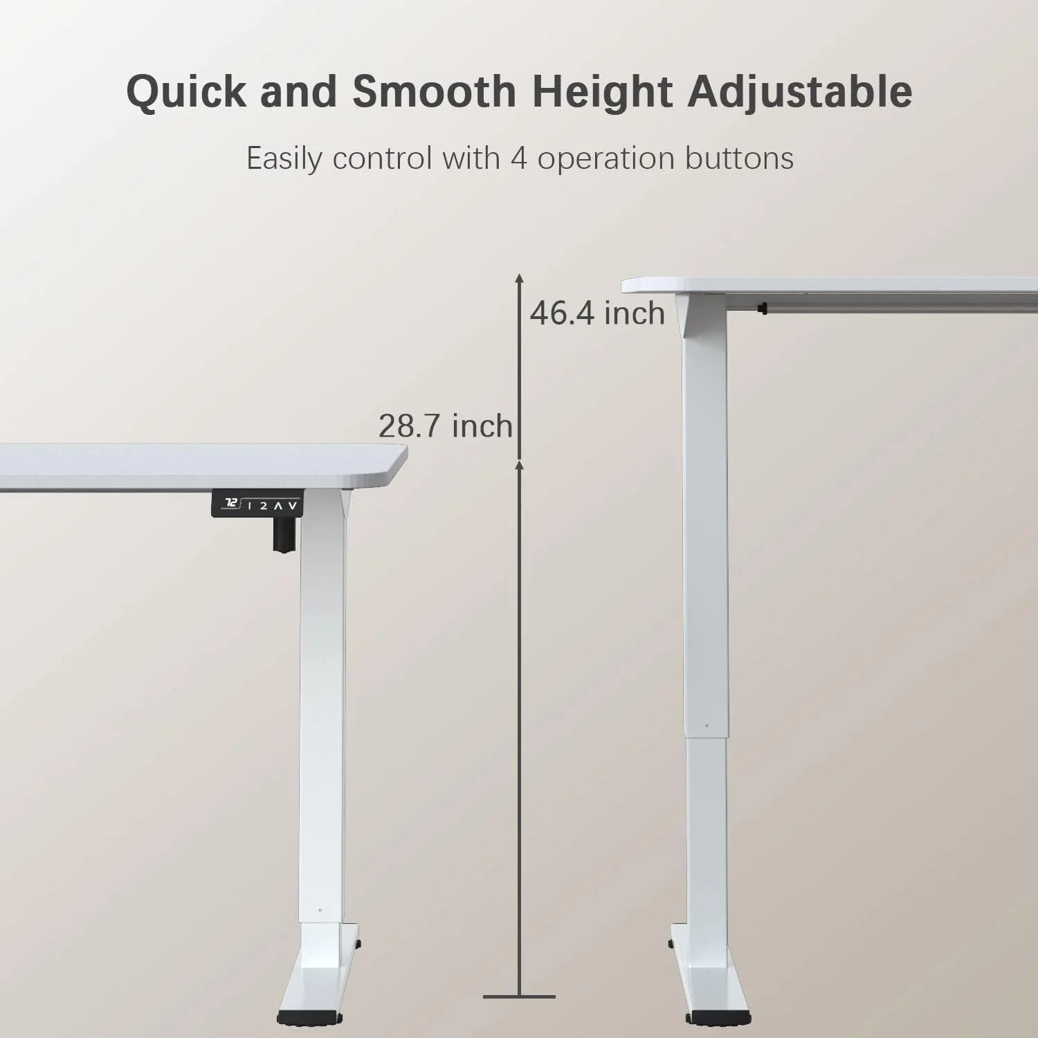 Special 55 x 24 Inches Electric Height Adjustable Standing Desk Large Sit Stand Up Desk Home Office Computer Desk Memory - Image 23