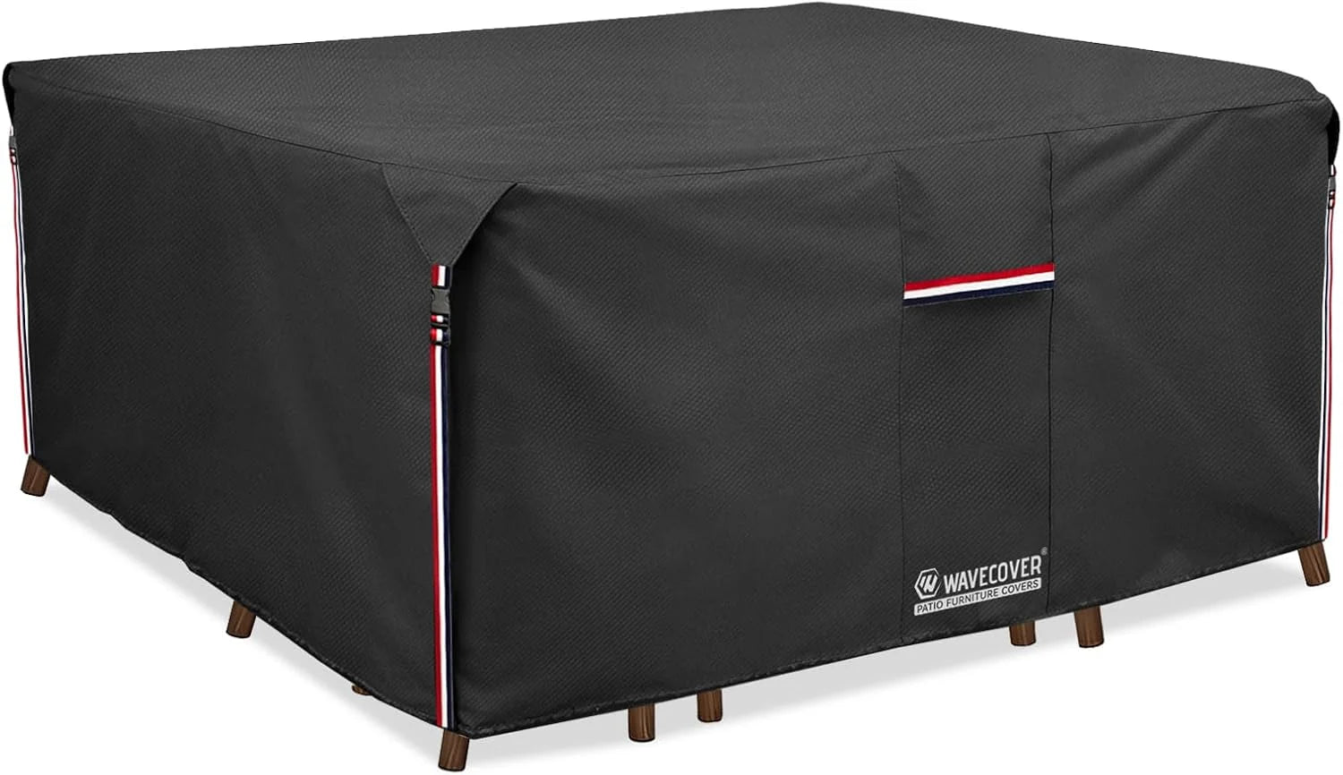 Special Wavecover 4-Piece Patio Furniture Cover Set, 600D Heavy Duty Outdoor Furniture Covers Waterproof " Fits 3-Seater Sofa - Image 2