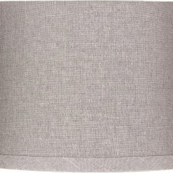 Special With Silver Circles Large Drum Lamp Shade (Pre-Assembled) 15 Top x 16 Bottom x 11 High (Spider) Replacement