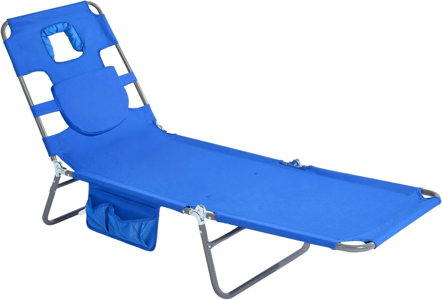 Special Lay Flat Tanning Chair, Face Down Lounger, 5-Position Reclining, Heavy-Duty 300 lb Capacity - Image 7