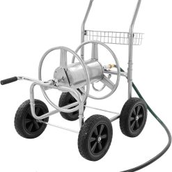 Alternative view of Special Hose Reel Cart, Hold Up to 250 ft of 5/8鈥欌€?Hose, Garden Water Hose Carts Mobile Tools with 4 Wheels