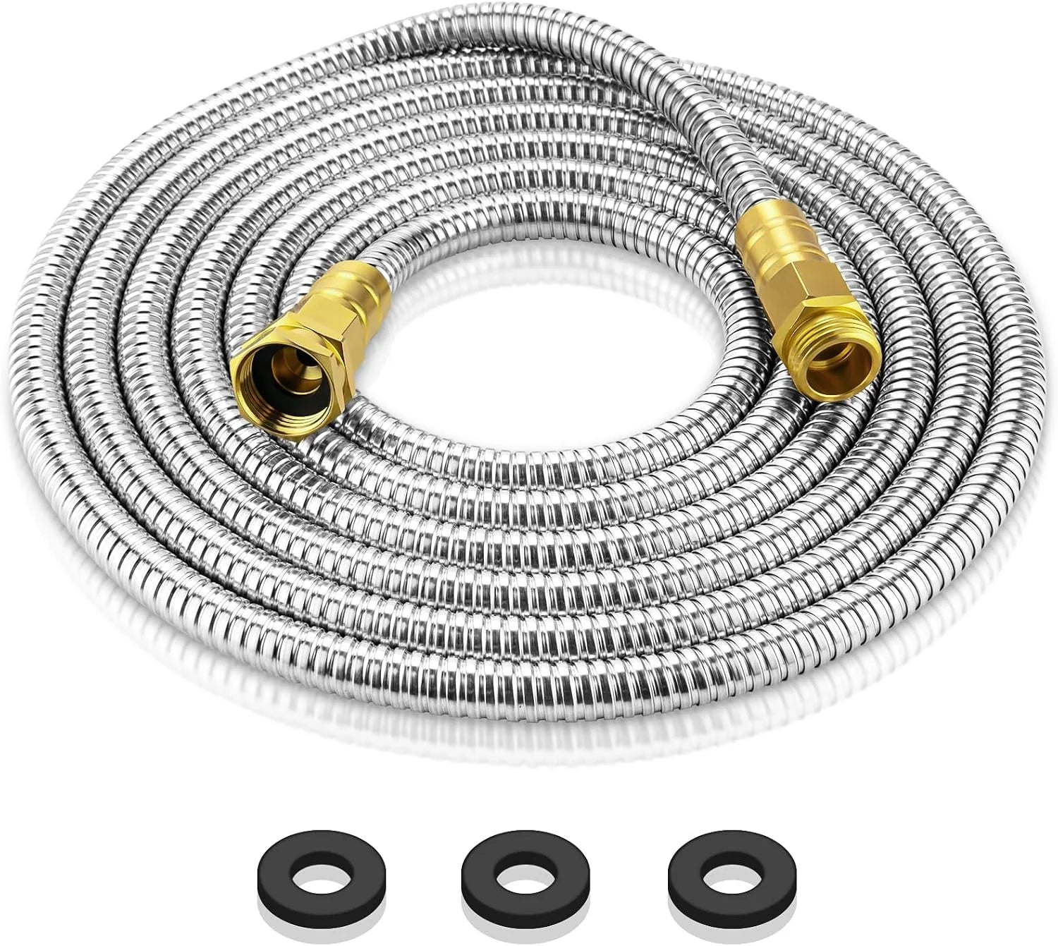 Special Rosy Earth Stainless Steel Garden Hose 100 FT, Heavy Duty Expandable Water Hose - Image 6