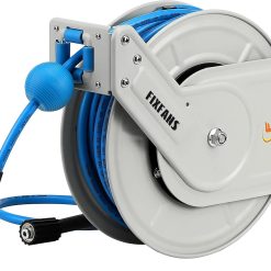 Alternative view of Special Pressure Washer Hose Reel with Hose, 1/4 x 60ft Retractable Power Washer Hose Reel, Heavy Duty Hose Reel Auto