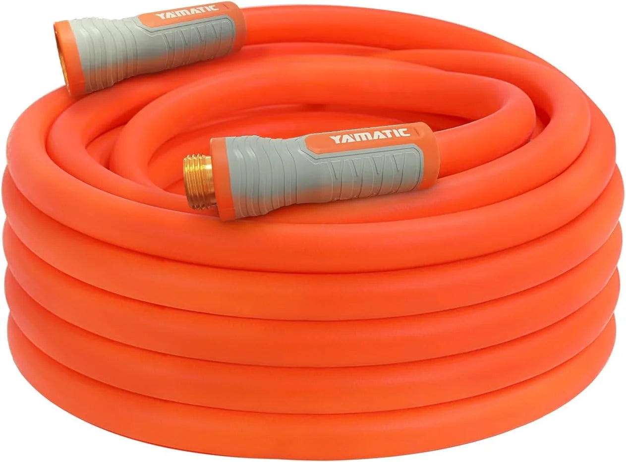 Special Flexible Garden Hose 5/8 x 75ft, 360° Swivel Handle, Burst 600 PSI, 75 Foot Heavy Duty Water Hose - Image 16