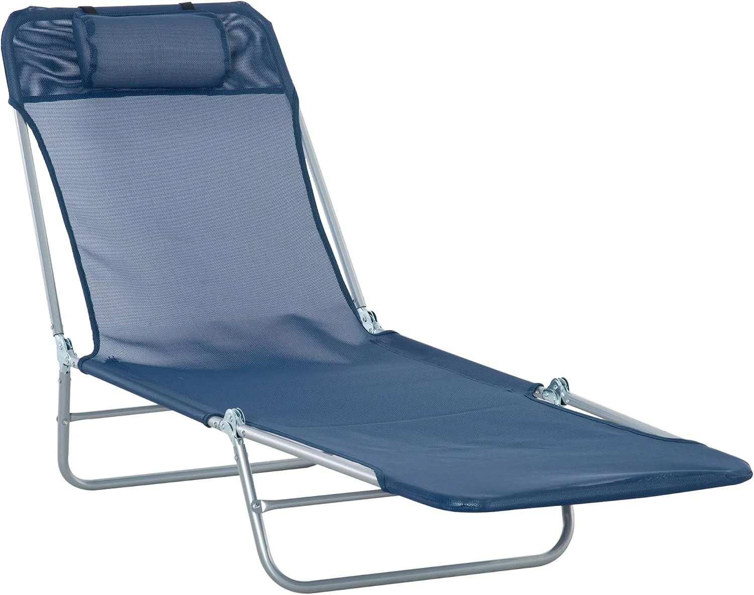Special Outsunny Folding Chaise Lounge Chair, Pool Sun Tanning Chair - Image 11