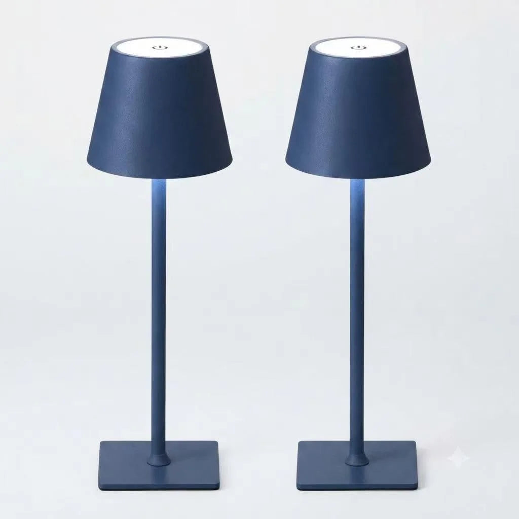 Special Gold Led Cordless Table Lamps-Rechargeable Lamp Set of 4 - Image 7