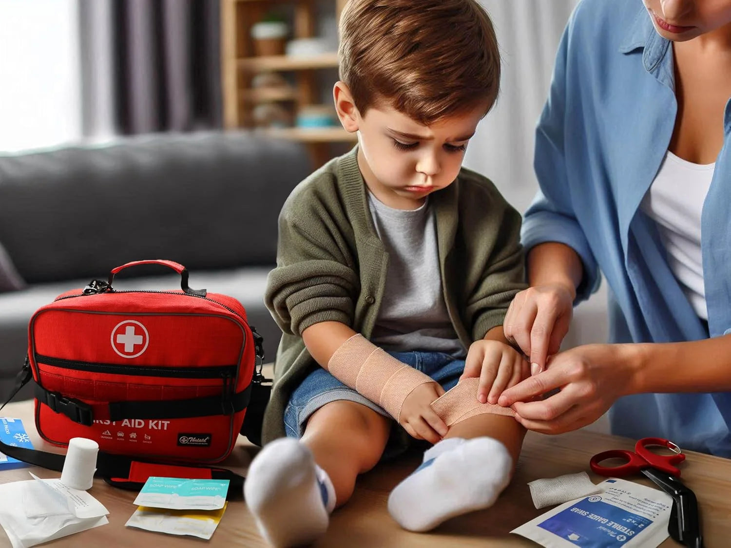 Special First Aid Kit, Well-Organized Premium Waterproof Compact Trauma Medical Kits for Any Emergencies - Image 8