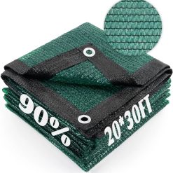 Alternative view of Special Area Sun Shade Cloth with Grommets for Garden, 55% 6.5x10ft, Black