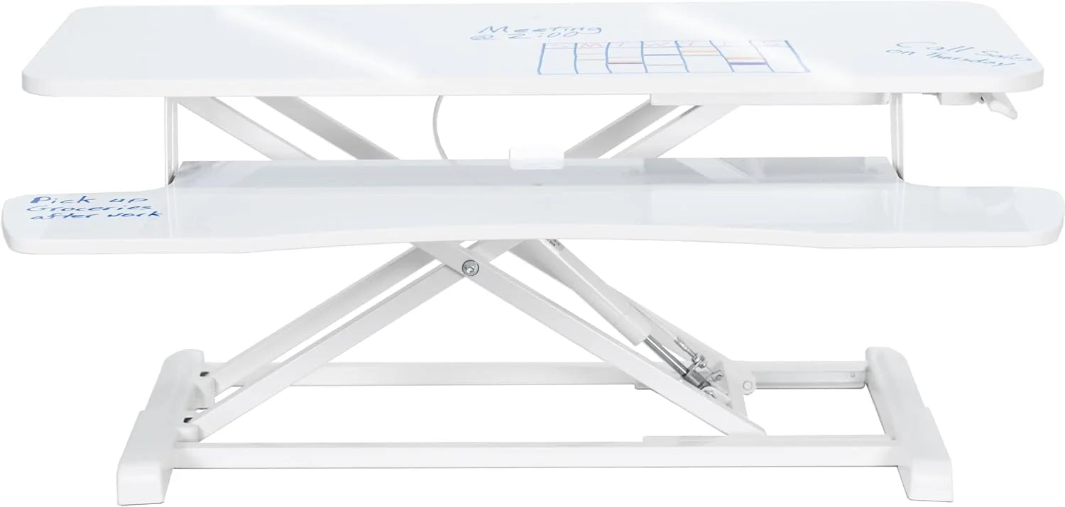 Special 32 inch Desk Converter, K Series, Height Adjustable Sit to Stand Riser, DESK-V000K - Image 25