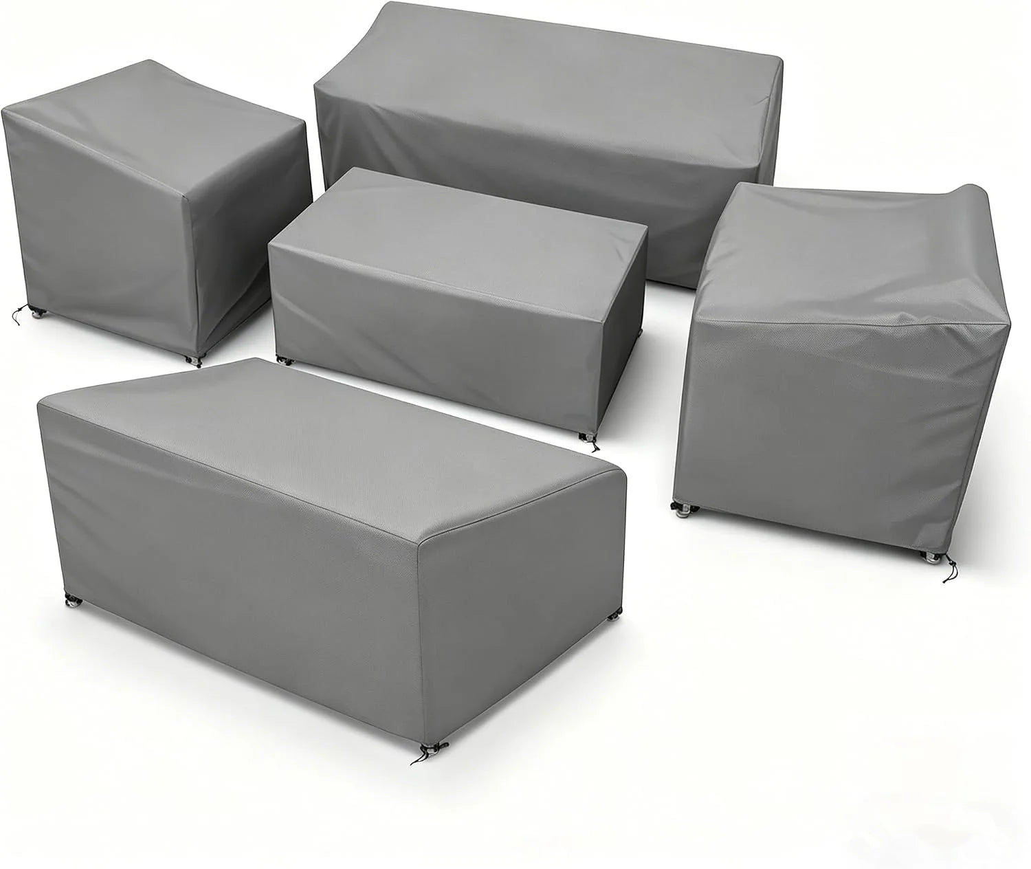 Special STARTWO Patio Furniture Cover 4 Piece Set, Black, Regular - Image 9