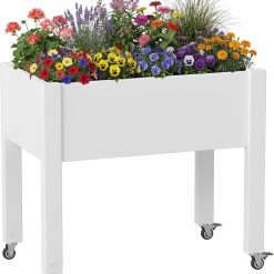 Alternative view of Special Elevated Planter Box with Lockable Wheels