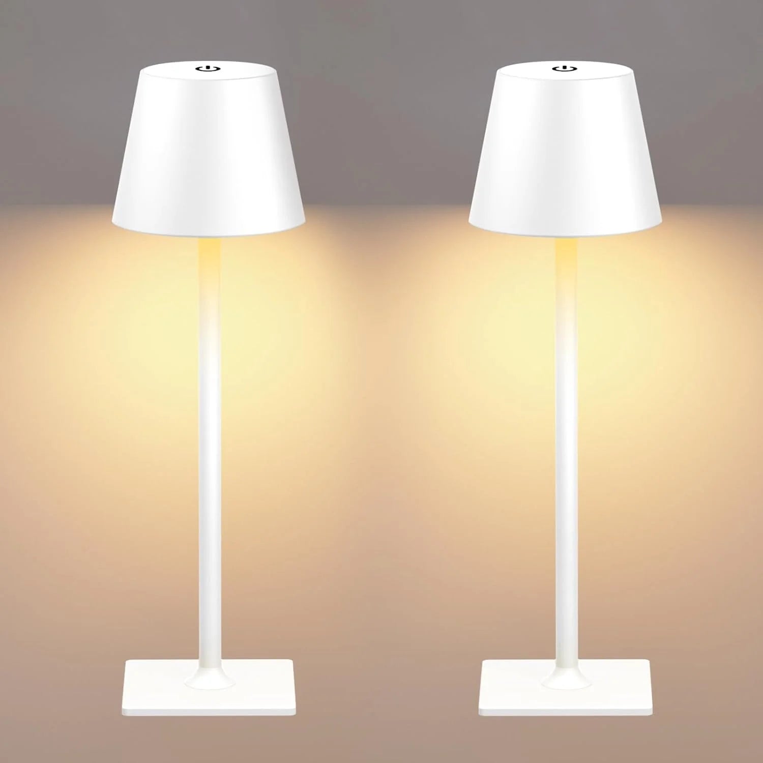 Special Yogaret 4 Pack Gold Rechargeable Led Cordless Table Lamps - Image 5