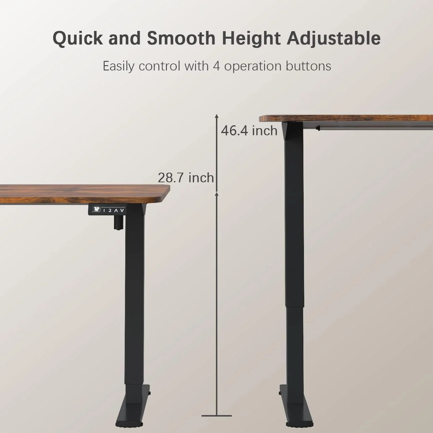 Special 55 x 24 Inches Electric Height Adjustable Standing Desk Large Sit Stand Up Desk Home Office Computer Desk Memory - Image 68