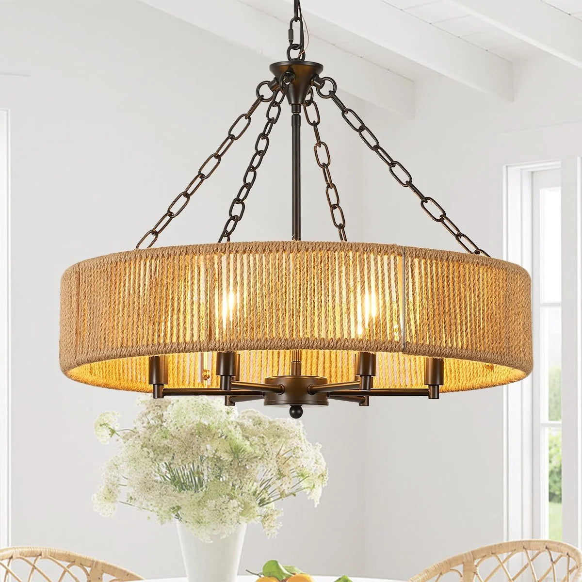 Special Farmhouse Chandelier, Modern Hanging Pendant Lighting - Image 14