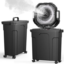 Alternative view of Special Ausic Outdoor Misting Fan for Outside, 5 Gal 12 Pro Portable Mister Fan with Water Box, 30000mAh Rechargeable Cooling