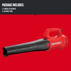 Special Corded Leaf Blower, Powerful Lightweight Handheld Axial Electric Blower, 9 Amp (CMEBL710)