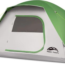 Alternative view of Special Happy Travel Camping Tent, 4/6 Person Dome Tents for Camping with Rainfly, Waterproof Clip Easy Setup Portable Family