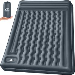 Alternative view of Special Double Sleeping Pad Camping, Self Inflating 6" Extra-Thick 2 Person Pillow Built-in Foot Pump Waterproof
