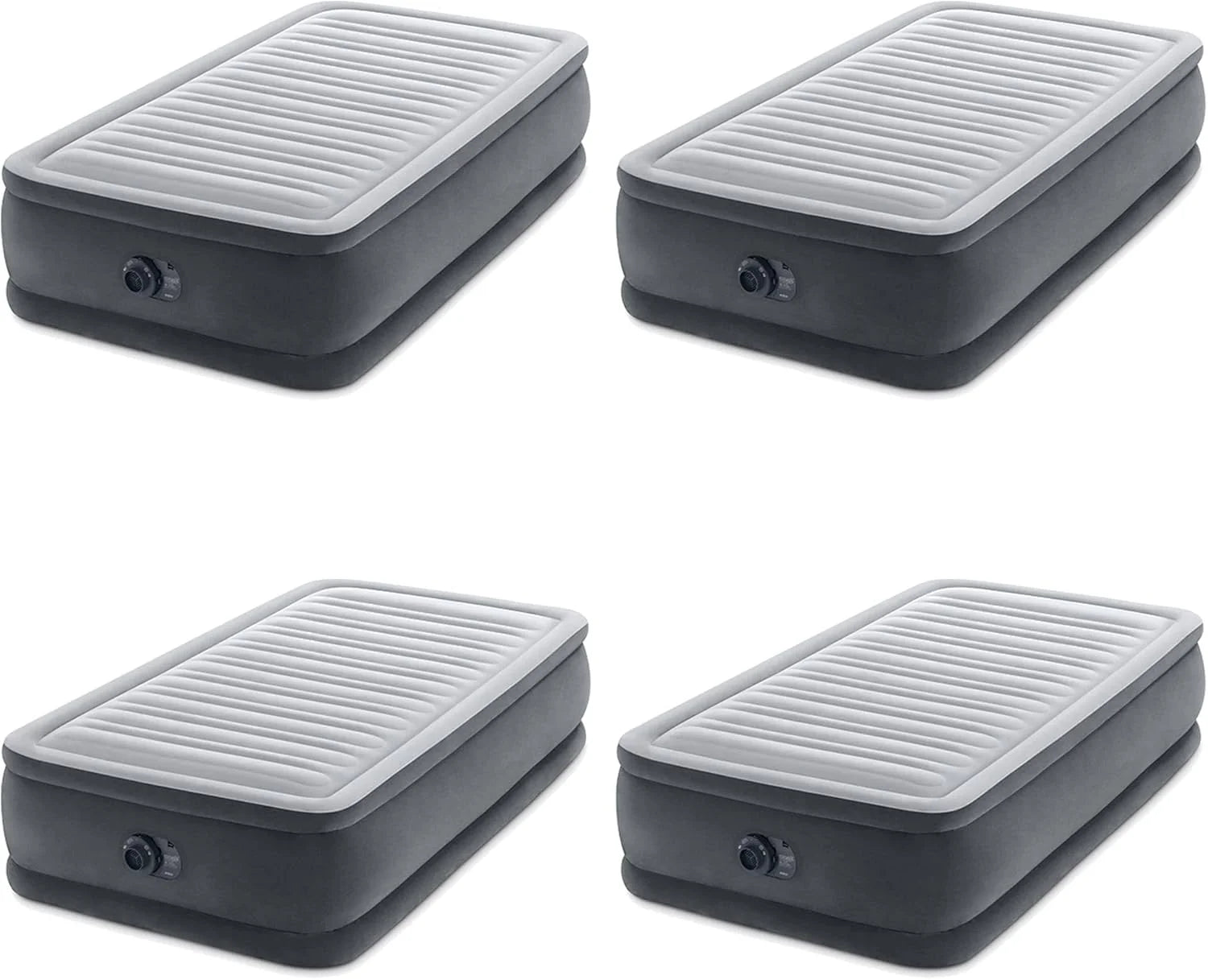 Special 64417ED 22in Queen Dura-Beam Comfort Plush High-Rise Inflatable Air Mattress with Built in Pump for Travel