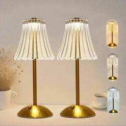 Alternative view of Special 2 Pcs Cordless Rechargeable Table Lamp, Dimmable, 3-Color Temperature