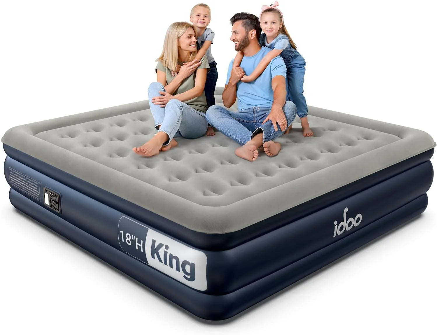 Special Queen Air Mattress with Built in Pump, 18 Raised Comfort Inflatable Blow up Mattress, Upgraded Support Structure - Image 7