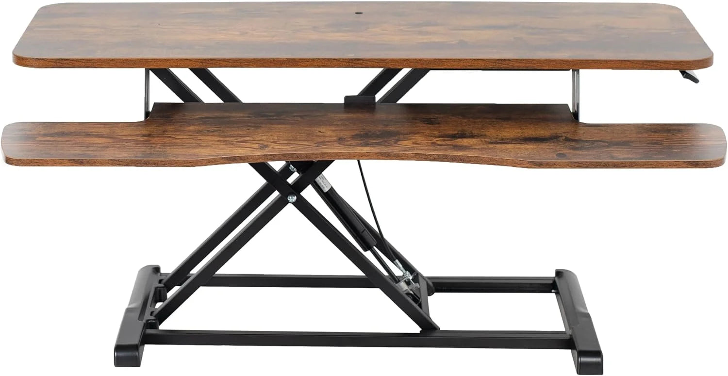 Special 32 inch Desk Converter, K Series, Height Adjustable Sit to Stand Riser, DESK-V000K - Image 28