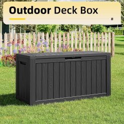 Special 75 Gal Large Outdoor Deck Storage Box