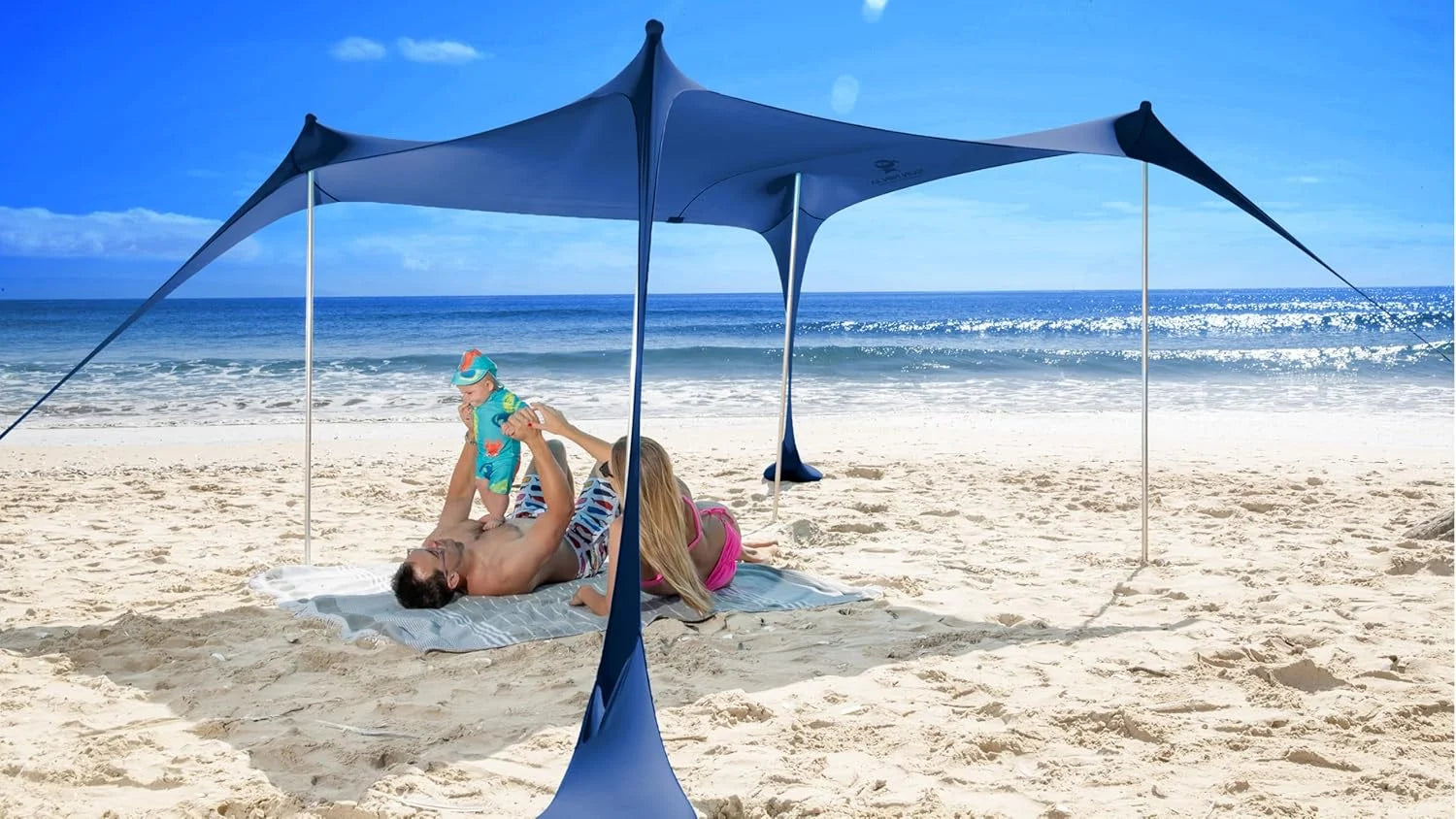 Special Ninja Beach Tent Sun Shelter UPF50+, Easy Pop Up Beach Canopy - Image 8