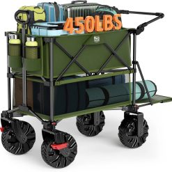 Alternative view of Special TIMBER RIDGE 400L Folding Double Decker Wagon with Brakes, 54 Extra Long