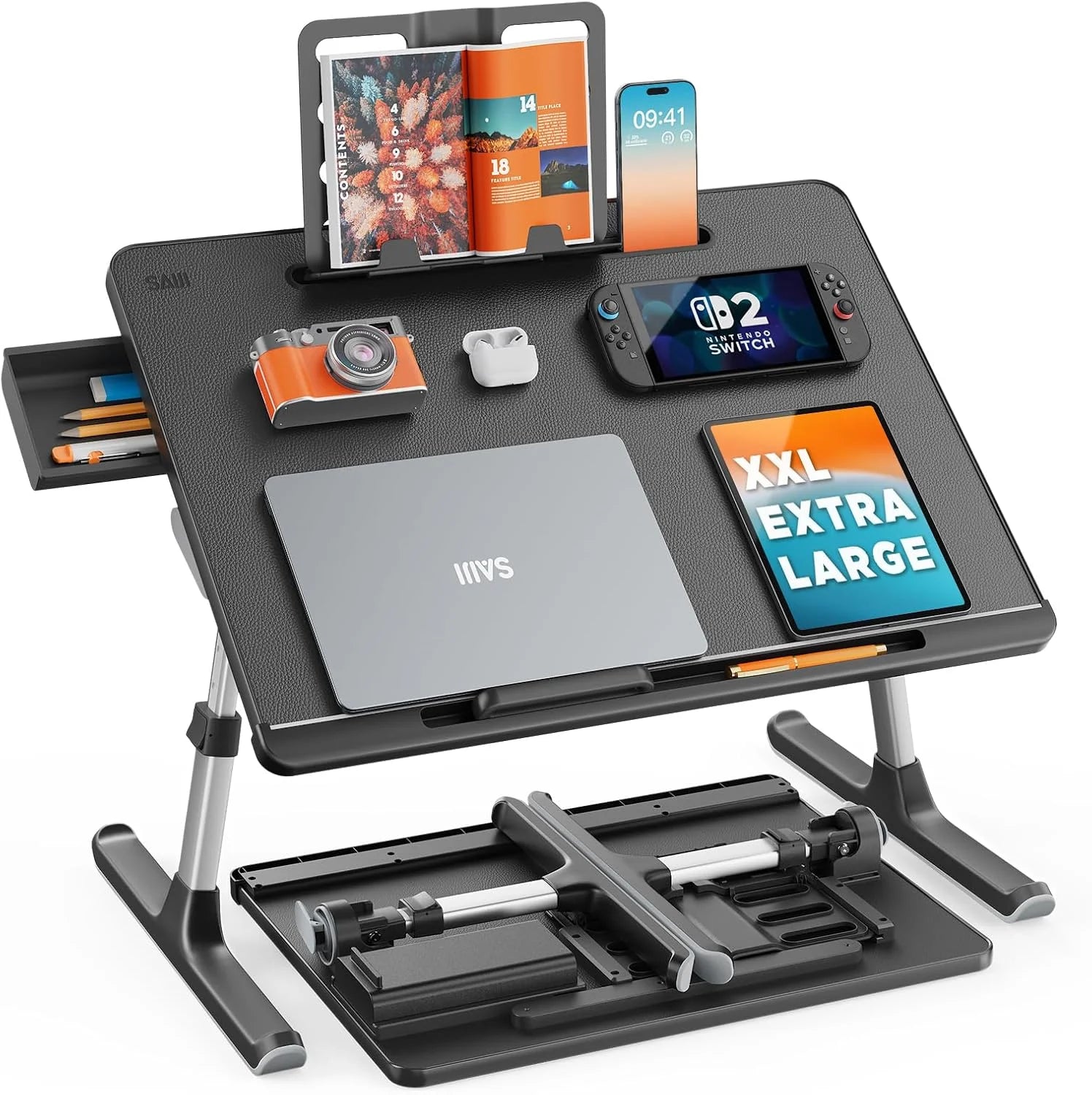 Special Bed Tray Desk, SAIJI X-Large Adjustable Laptop Table - Image 4