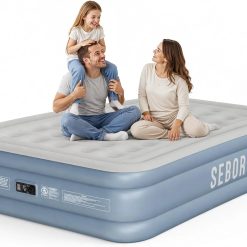 Alternative view of Special Air Mattress Queen with Built-in Pump 18, Comfortable Self-Inflating Blow up Mattress with High-Speed Pump