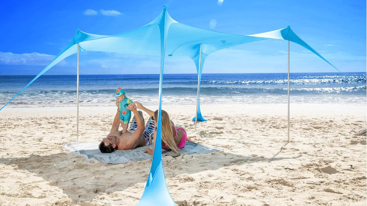 Special Ninja Beach Tent Sun Shelter UPF50+, Easy Pop Up Beach Canopy - Image 4
