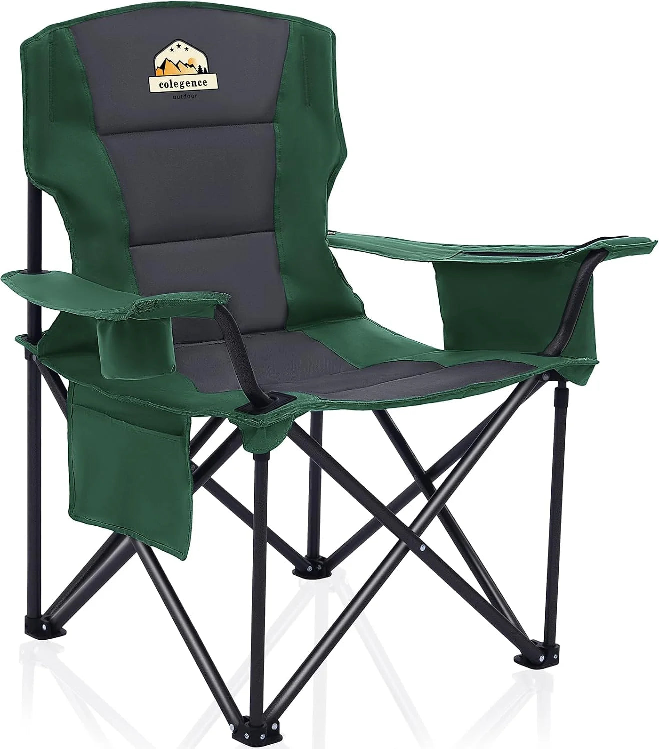 Special Oversized Heavy Duty Camping Chairs 2 Pack, 450 LBS Support Extra Wide Folding Portable Outdoor Chair - Image 9