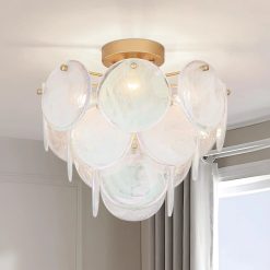 Alternative view of Special Mount Ceiling Light Chandelier, 4 Light