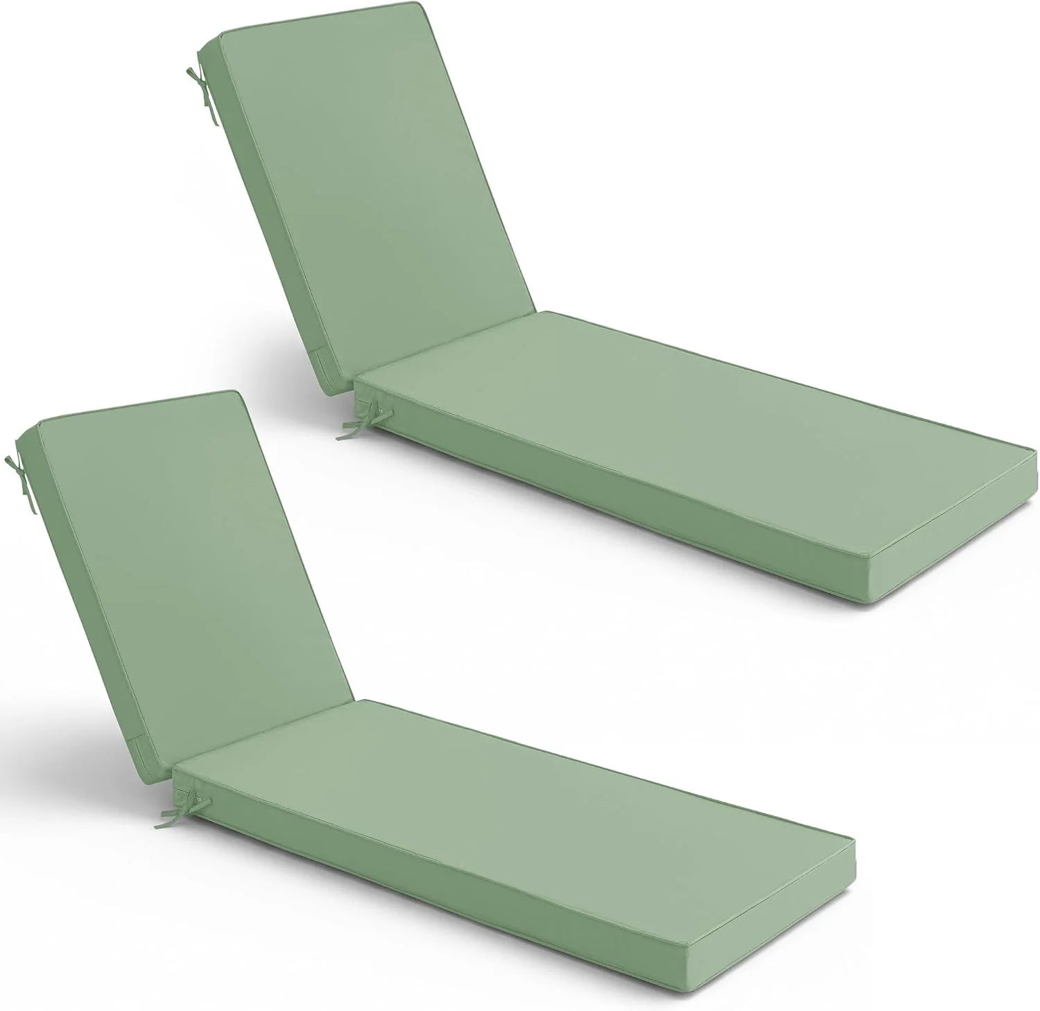 Special Chaise Lounge Cushions Outdoor Set of 2, Waterproof and Fade Resistant Sun Lounger Replacement Cushion - Image 6