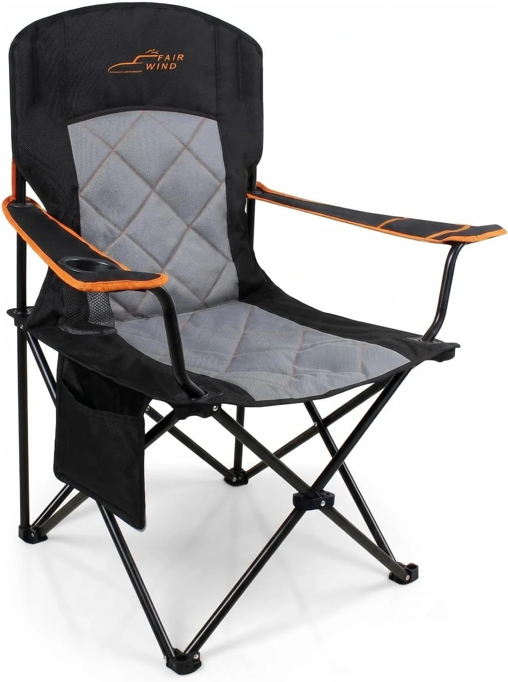 Special FAIR WIND Oversized Padded Camping Chair 2 Pack 350 LBS Capacity Heavy Duty Quad Chair with Lumbar-Support - Image 4