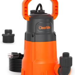 Special 1/3 HP Submersible Utility Pump, 2790 GPH High Flow, Portable Sump Pump with Auto Water Sensor