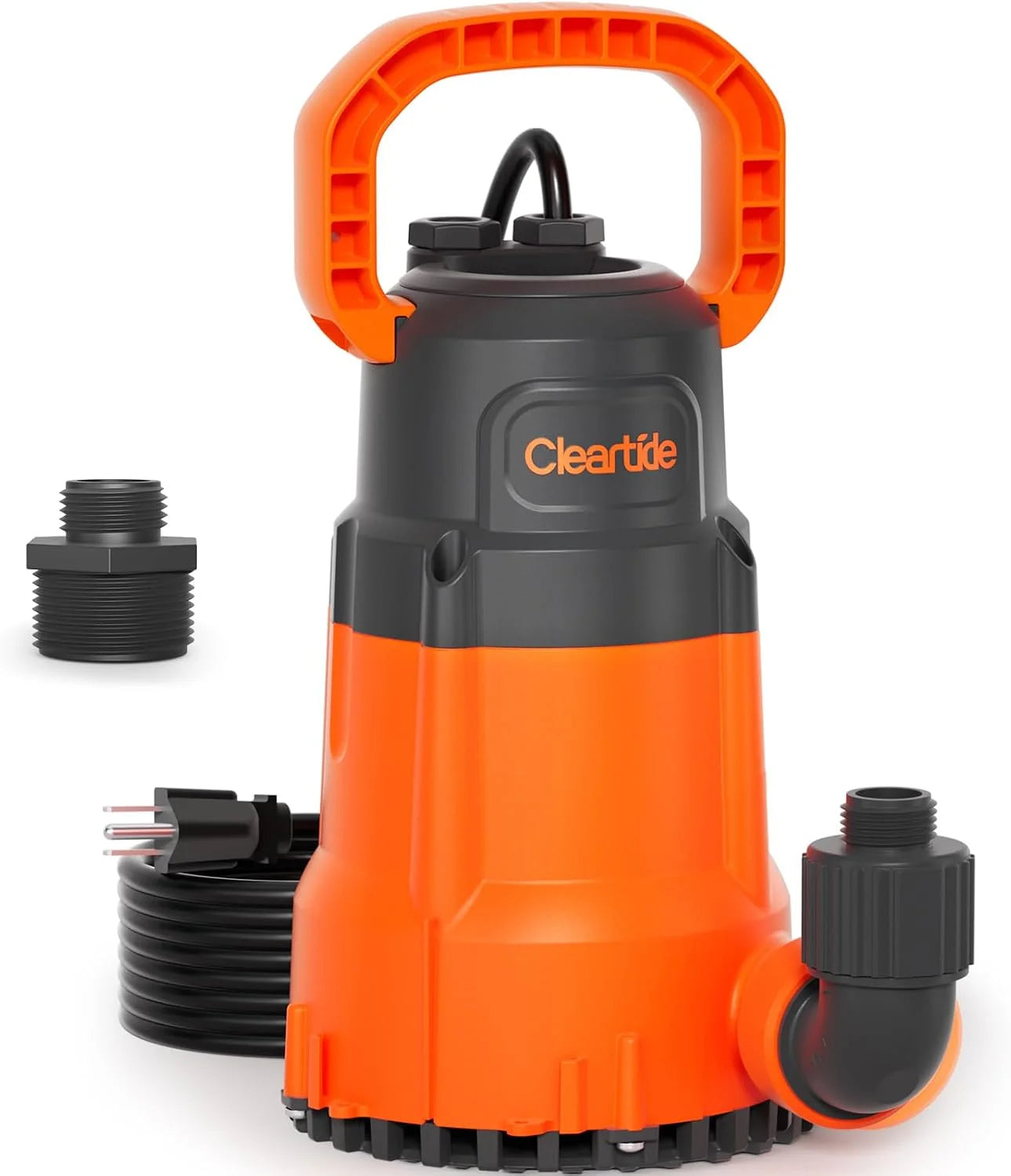 Special 1/3 HP Submersible Utility Pump, 2790 GPH High Flow, Portable Sump Pump with Auto Water Sensor