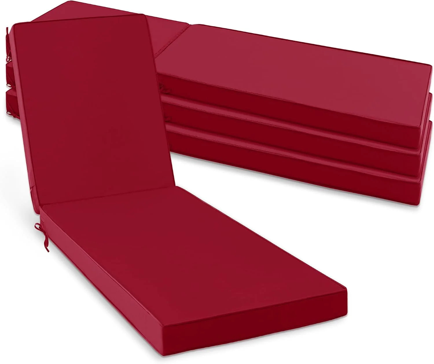 Special Chaise Lounge Cushions Outdoor Set of 2, Waterproof and Fade Resistant Sun Lounger Replacement Cushion - Image 11