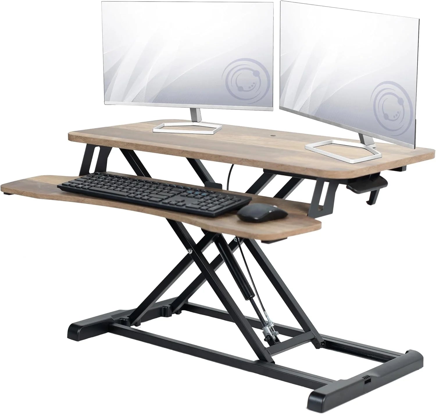Special 32 inch Desk Converter, K Series, Height Adjustable Sit to Stand Riser, DESK-V000K - Image 38