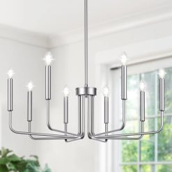 Alternative view of Special 6-Light Farmhouse Chandelier for Dining Room Lighting Fixtures Hanging