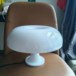 Alternative view of Special Anykonio Orange Mushroom Lamp, Bulb Included, Mid Century Modern Table Lamp for Bedroom