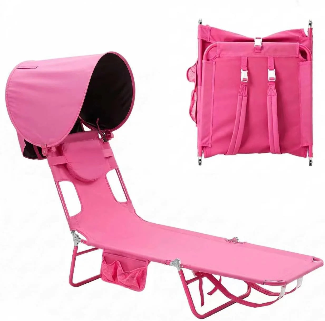 Special Lay Flat Tanning Chair, Face Down Lounger, 5-Position Reclining, Heavy-Duty 300 lb Capacity - Image 15