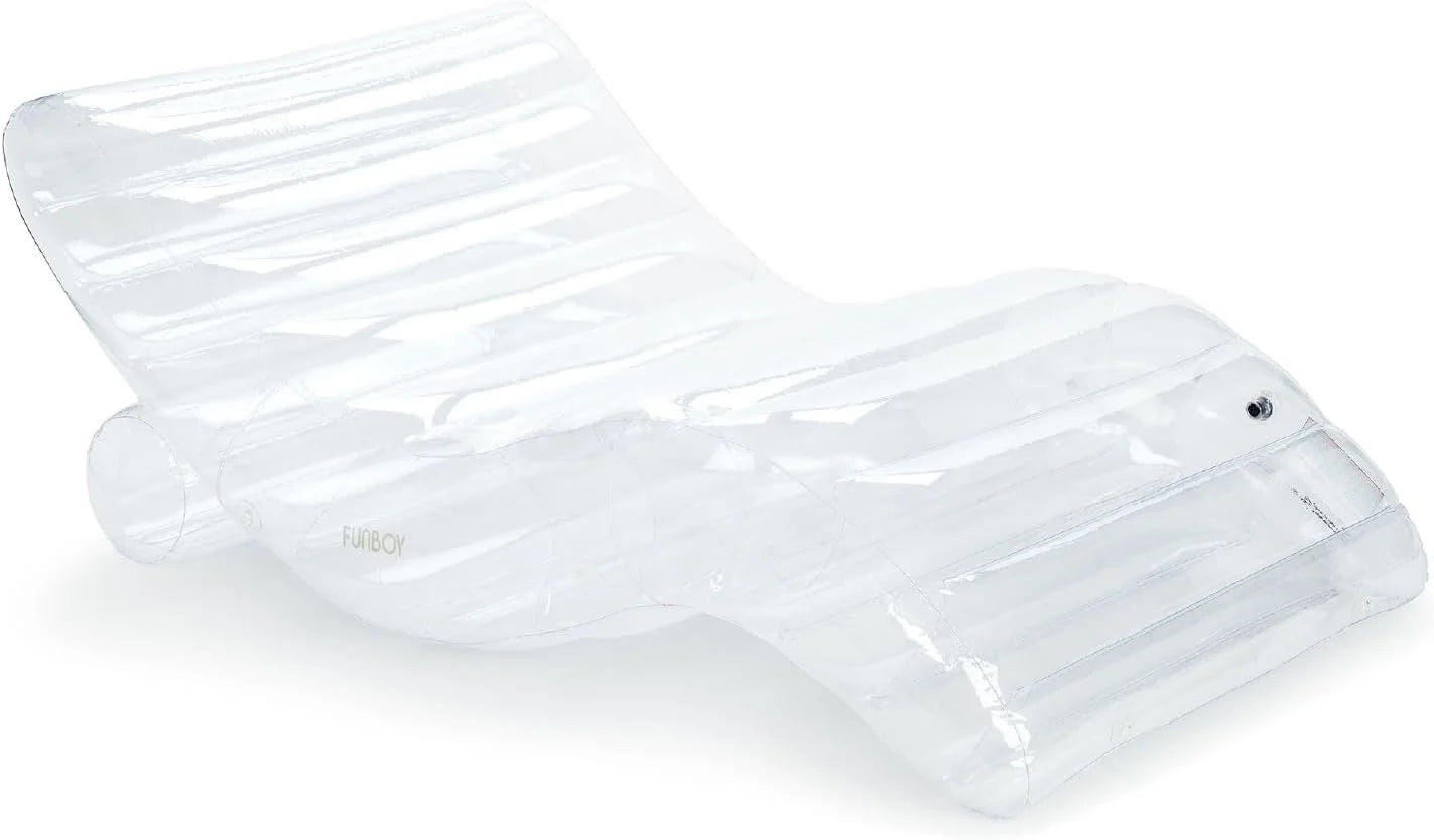 Special Giant Super Clear Chaise Lounger Pool Float - Image 2