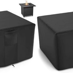 Alternative view of Special NUPICK 30 Inch Square Fire Pit Cover for Propane Fire Pit/Table